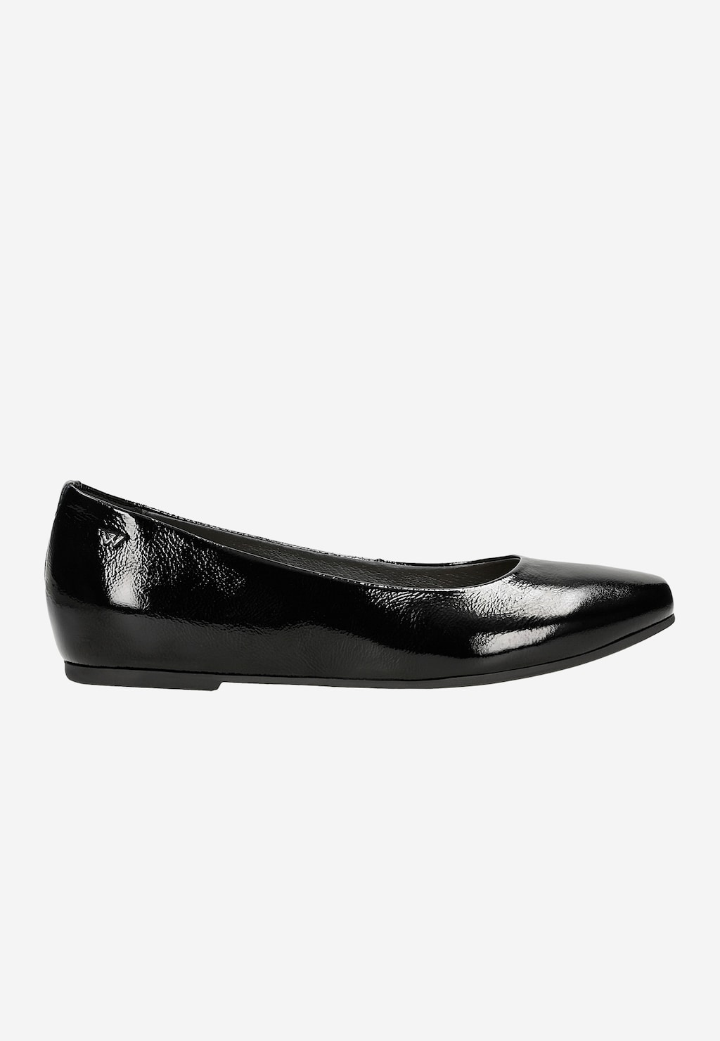 Czarne lakierowane baleriny damskie 44005-31 Widok 2