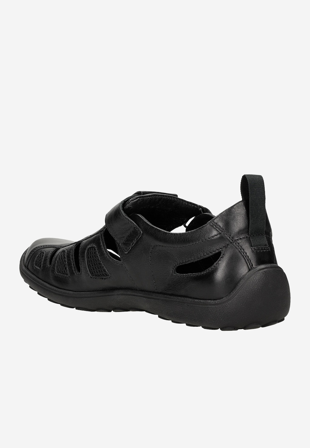 Czarne wygodne półbuty męskie 2156-59 Widok 3