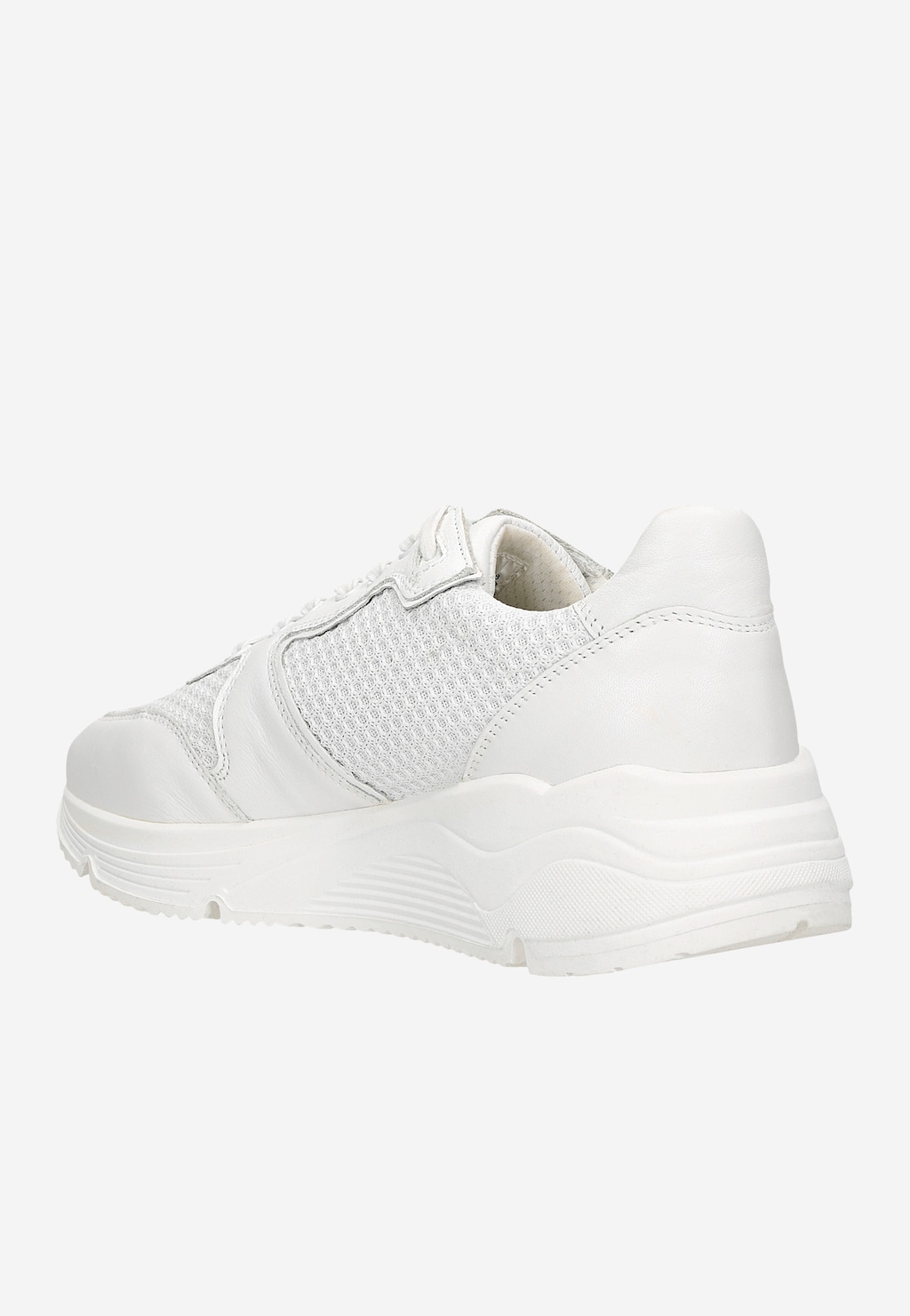 Bílé tenisky z kombinovaných materiálů 46042-49 Widok 4