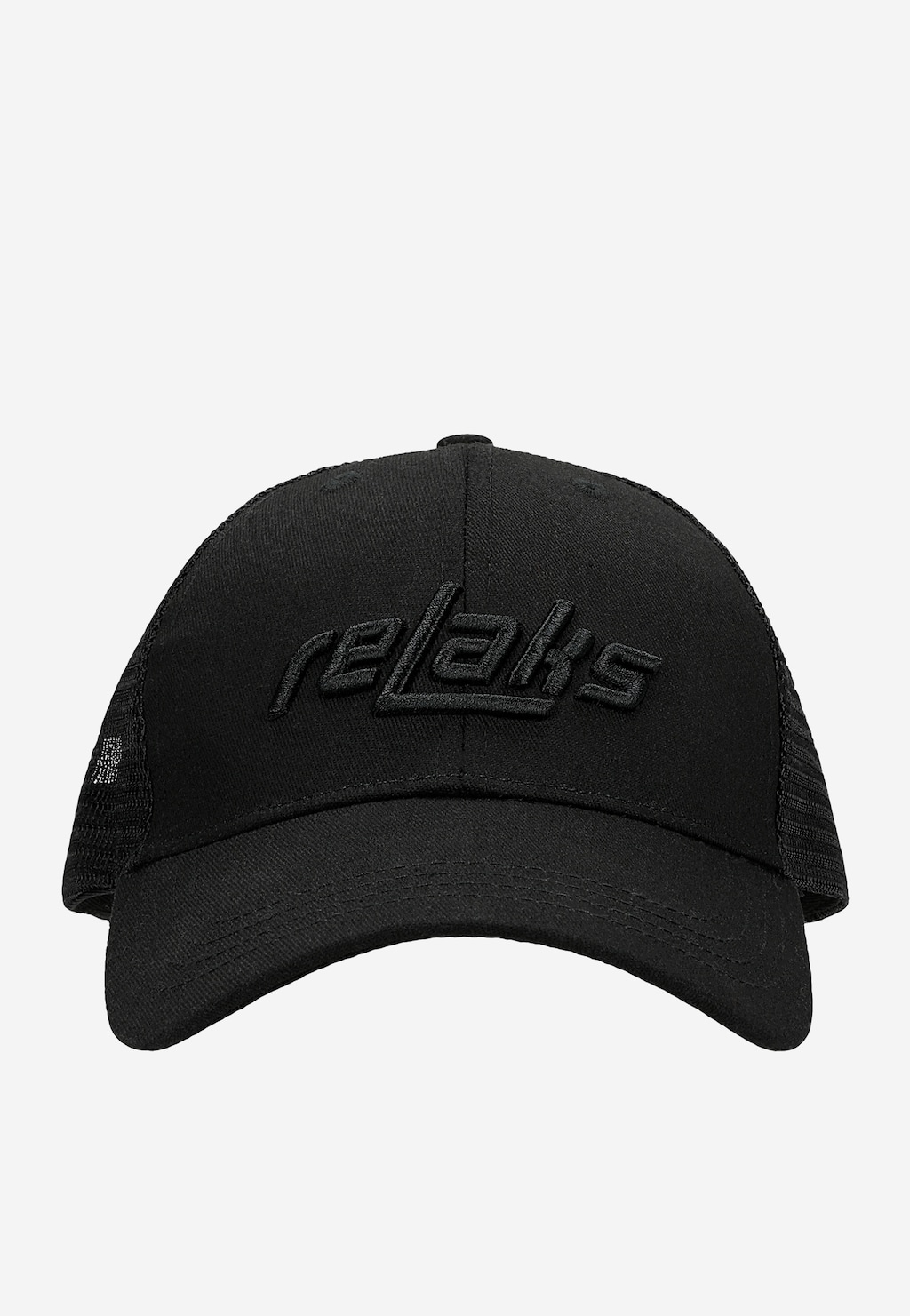RELAKS czarna czapka z daszkiem z siatką R96034-41 Widok 3
