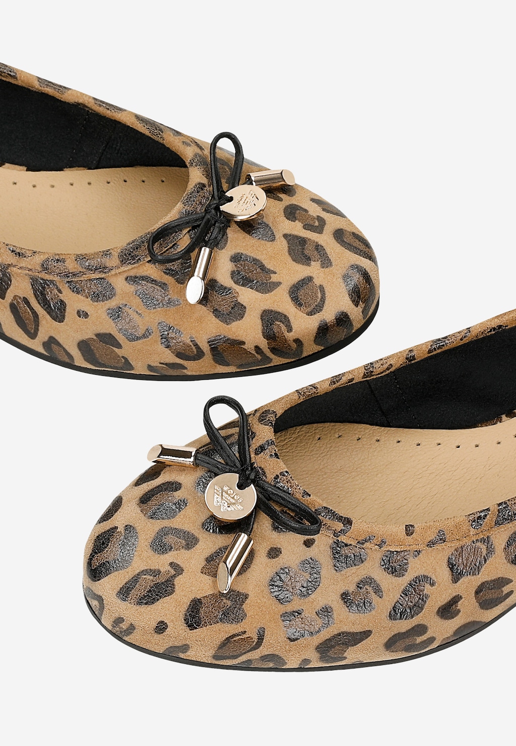 Balerínky s leopardím vzorem a jemnou mašlí 44063-60 Widok 6