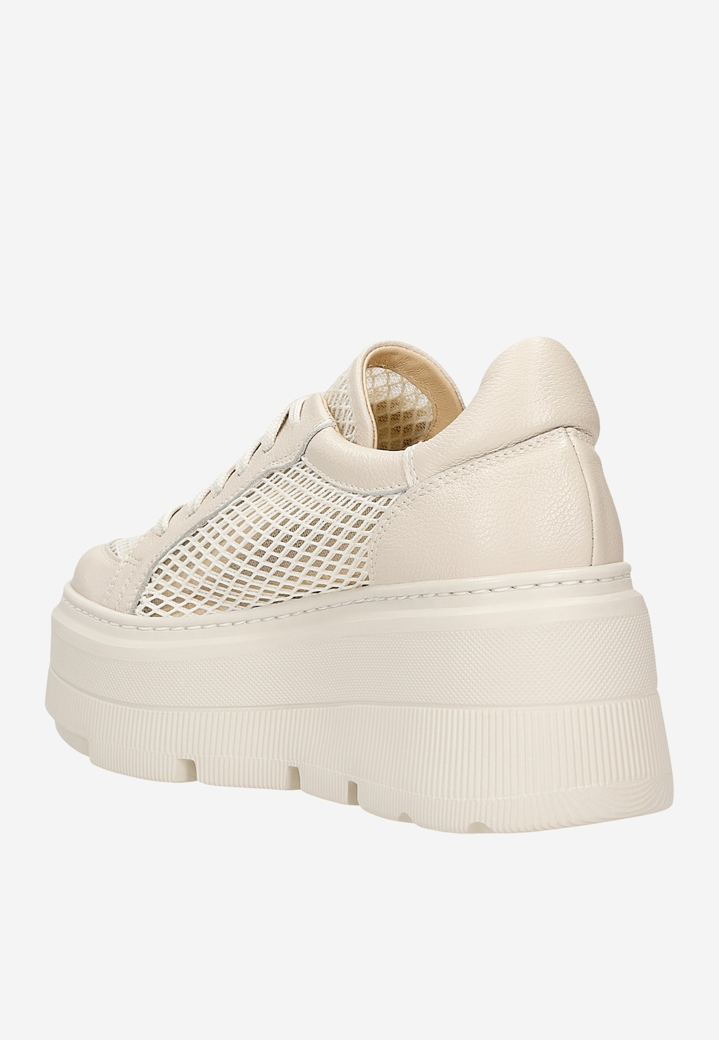 Dámské děrované tenisky na vysoké platformě 46372-84 Widok 4