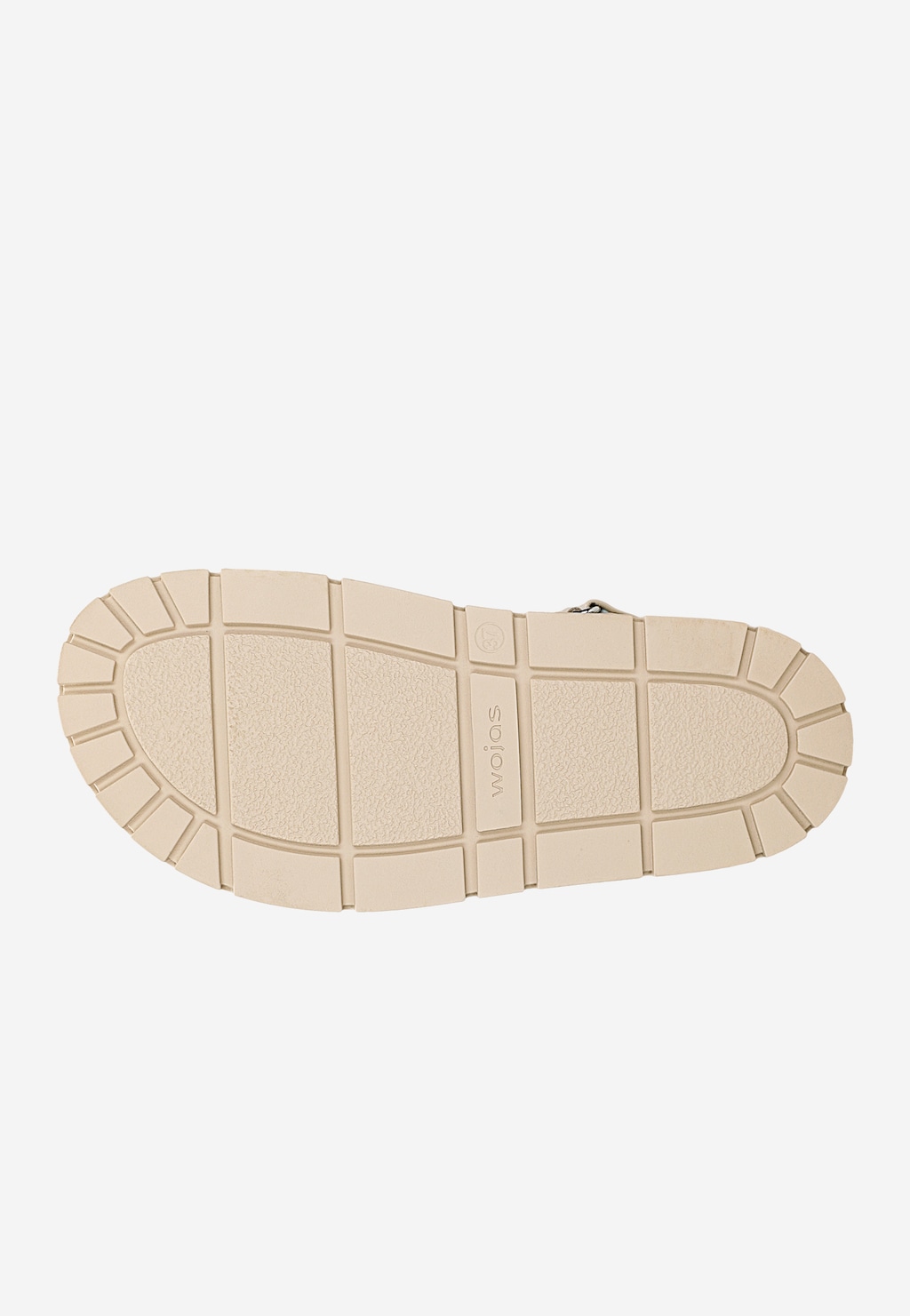 Béžové masivní dámské sandály z lícové kůže 76167-54 Widok 6