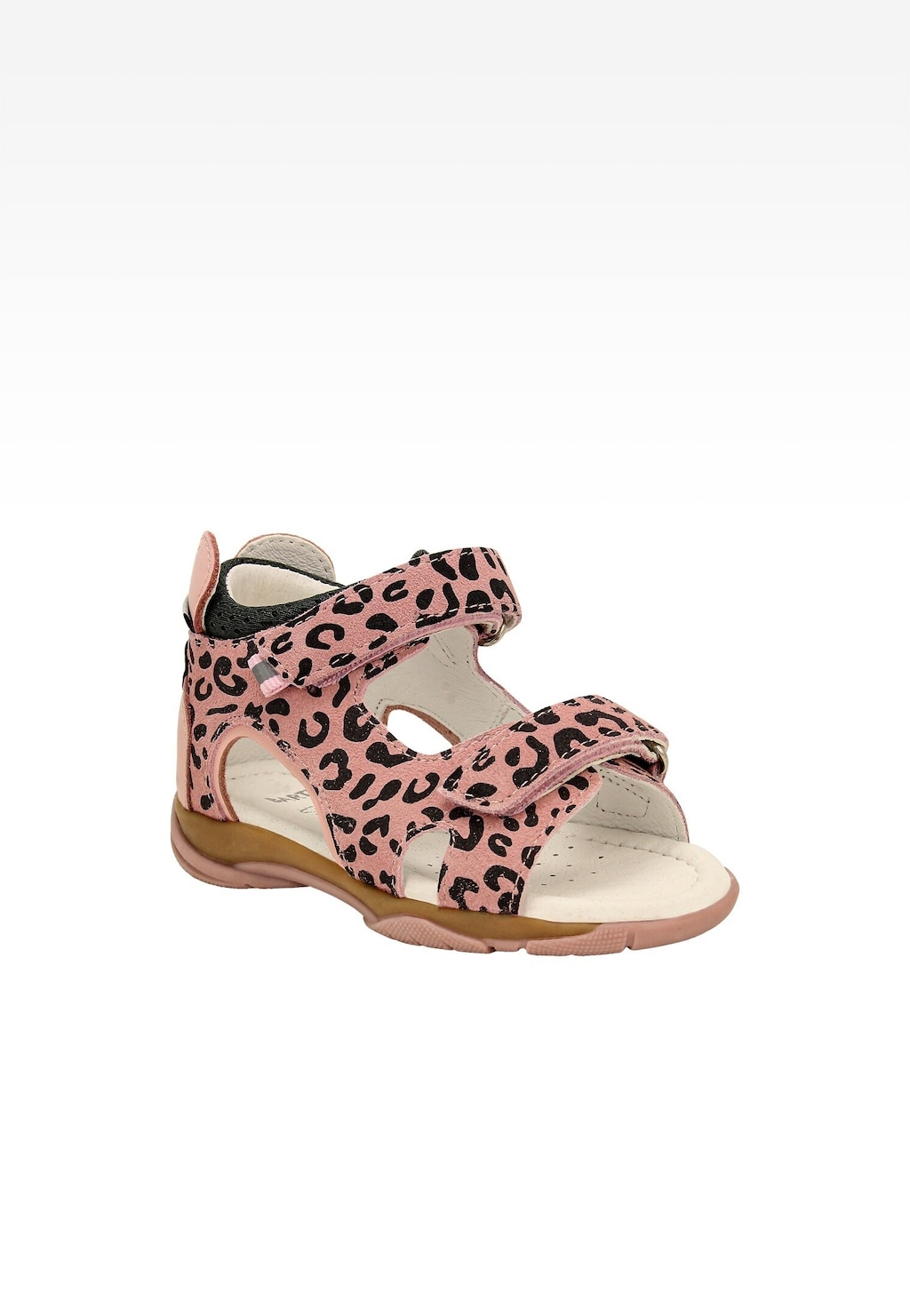Růžové sandály s leopardím vzorem pro dívky BARTEK 84410-64 Widok 2
