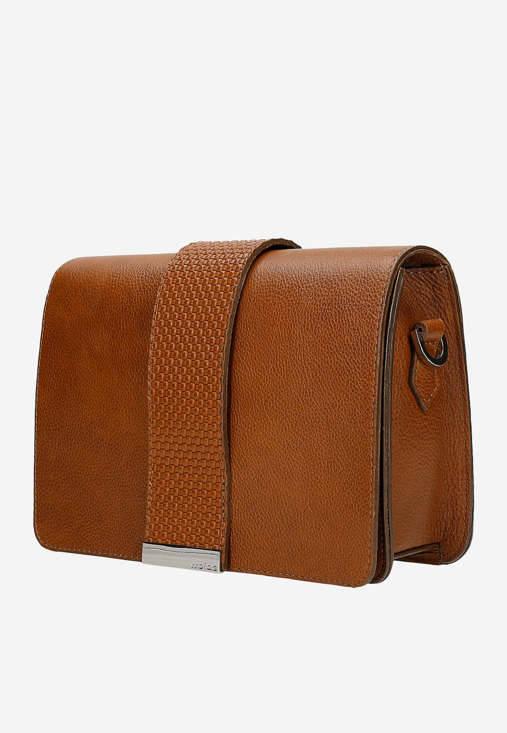 Malá svetlohnedá dámska kabelka so zdobeným remienkom 80187-53 Widok 3