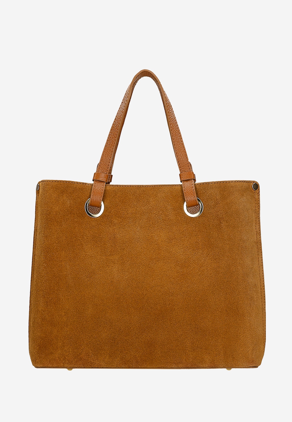 Veľká svetlohnedá dámska kabelka z lícnej kože 80427-73 Widok 4