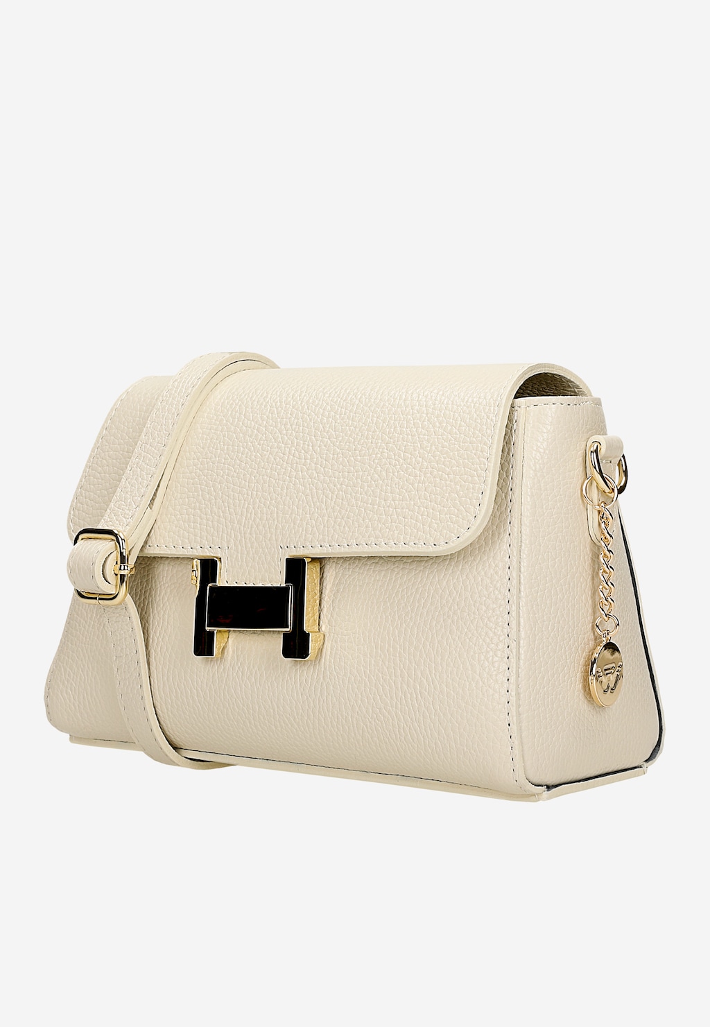 Malá béžová dámska kabelka z kože 80248-54 Widok 3