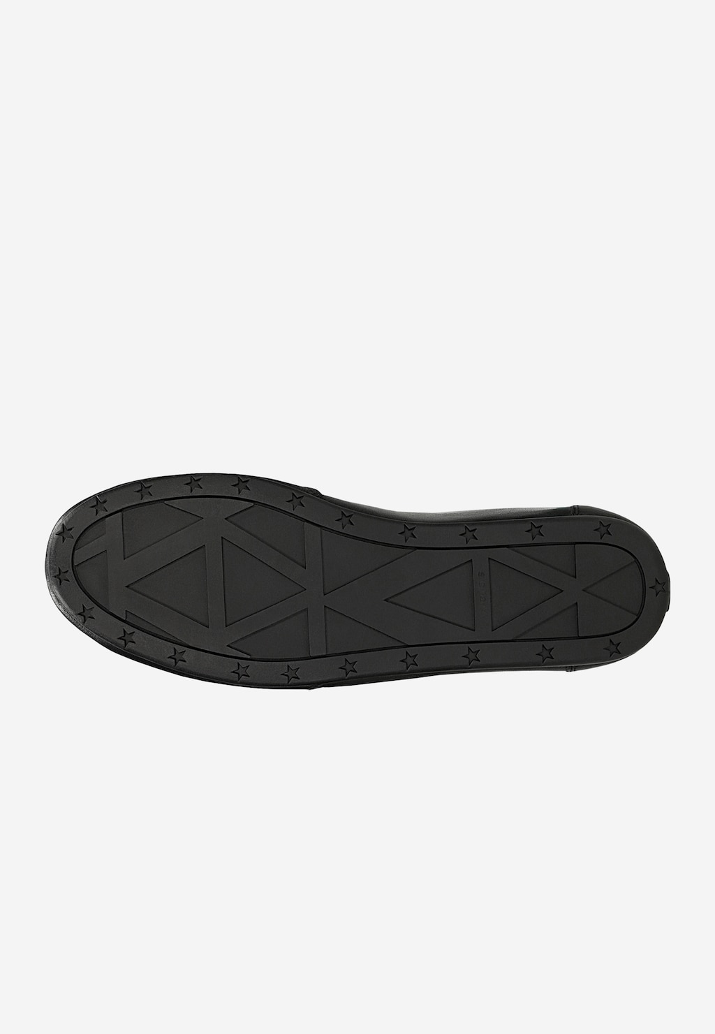 Czarne skórzane półbuty na płaskiej podeszwie 46347-51 Widok 6
