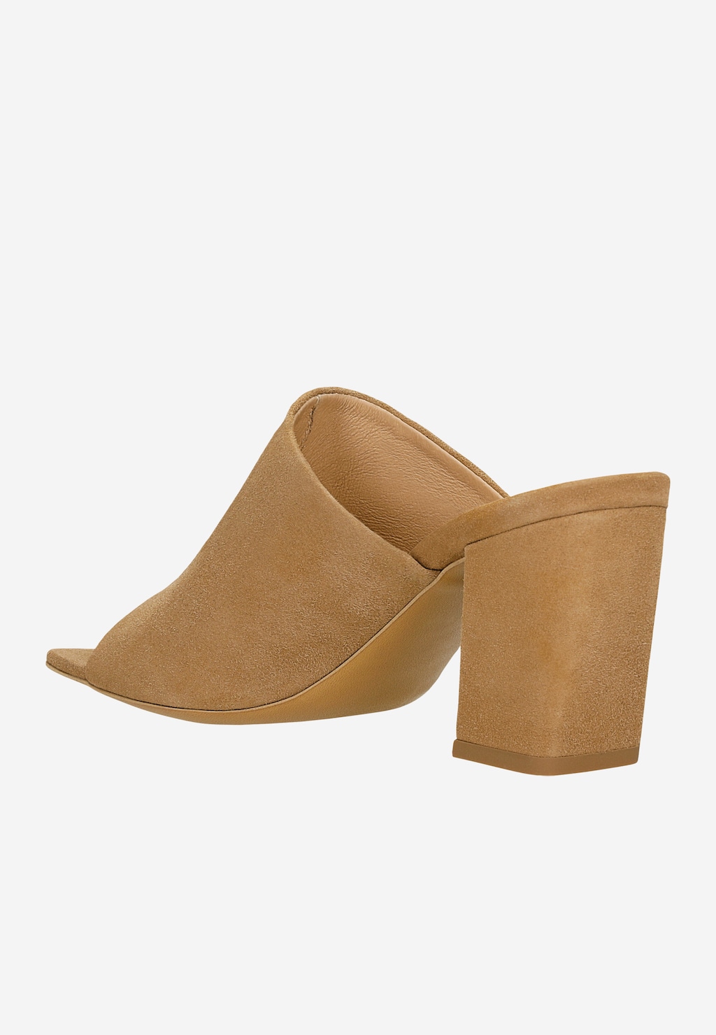 Hnědé pantofle na podpatku 74139-63 Widok 4