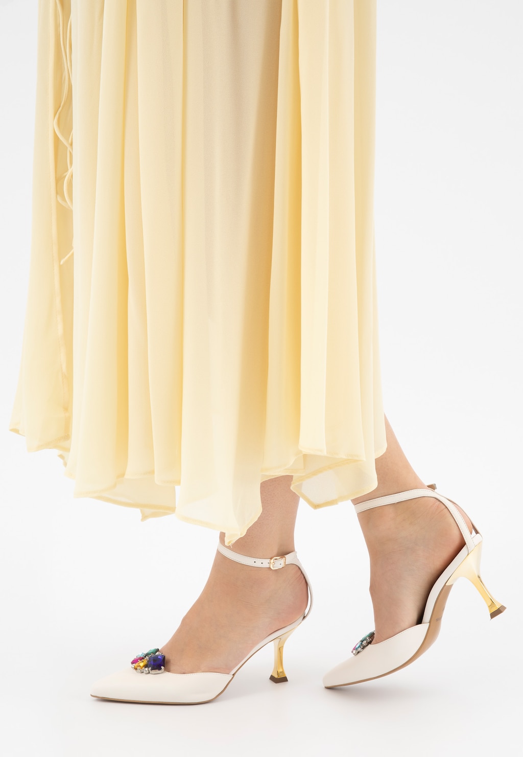 Odnímateľné ozdoby na topánky v podobe farebných kryštálikov 98527-16 Widok 5