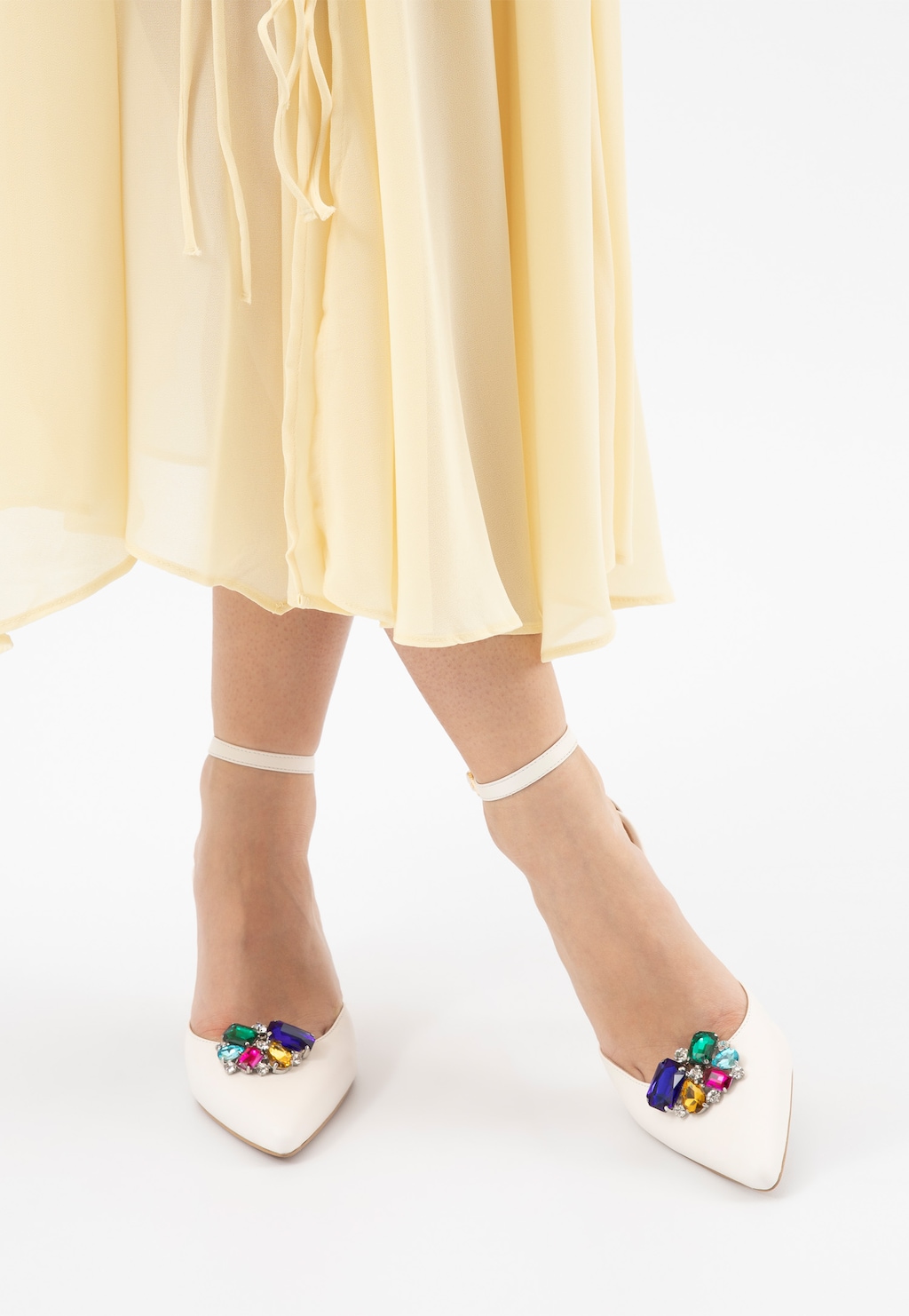 Odnímateľné ozdoby na topánky v podobe farebných kryštálikov 98527-16 Widok 1