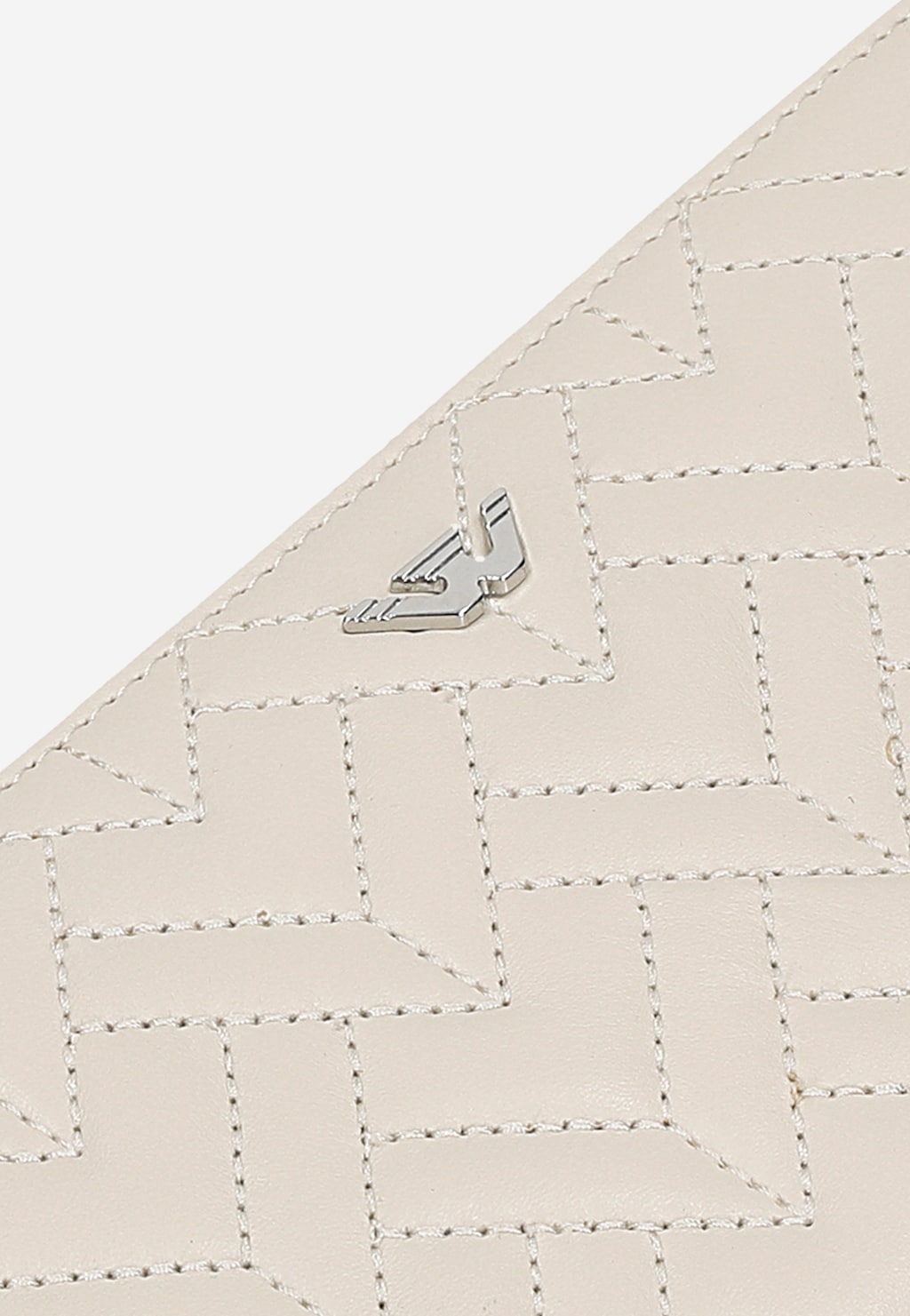Velká béžová dámská peněženka z prošívané kůže 91102-54 Widok 7