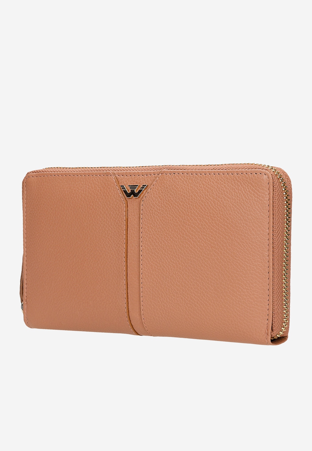 Velká světle růžová dámská peněženka z kůže 91083-54 Widok 3