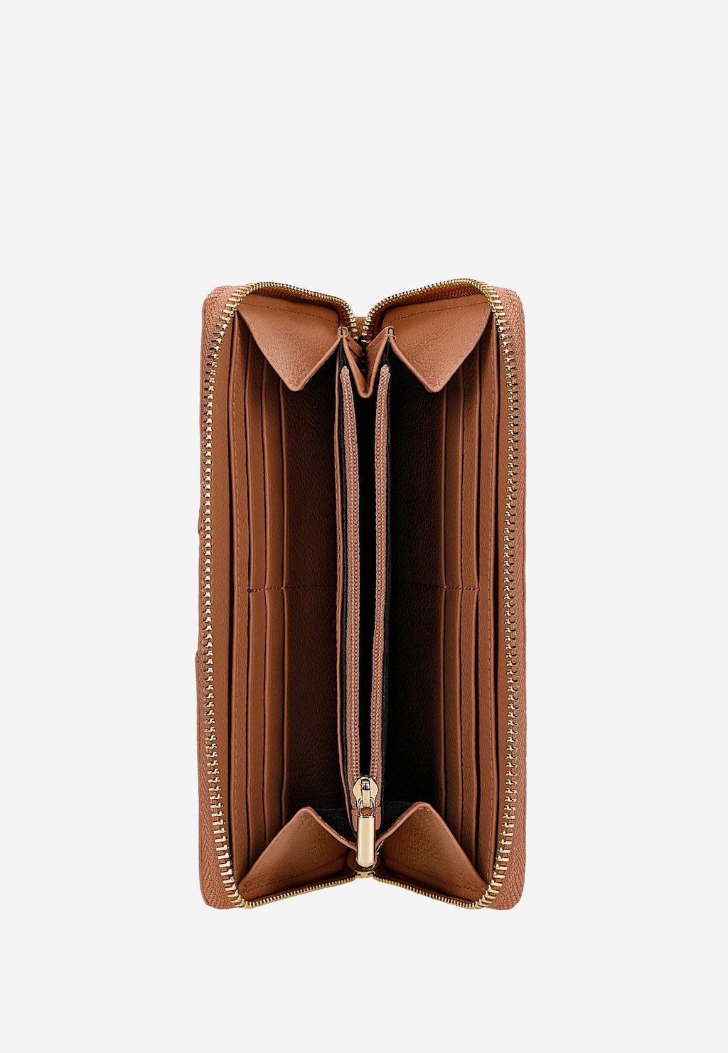 Velká světle růžová dámská peněženka z kůže 91083-54 Widok 5