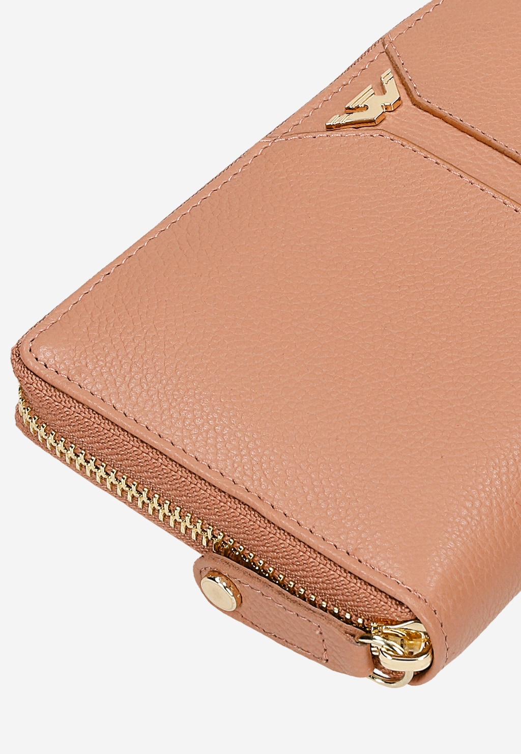 Velká světle růžová dámská peněženka z kůže 91083-54 Widok 7