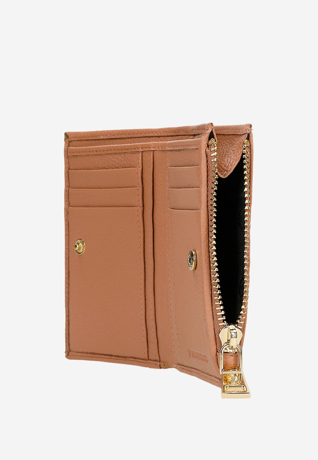 Malá kožená dámska peňaženka s geometrickým prešívaním 91081-54 Widok 6