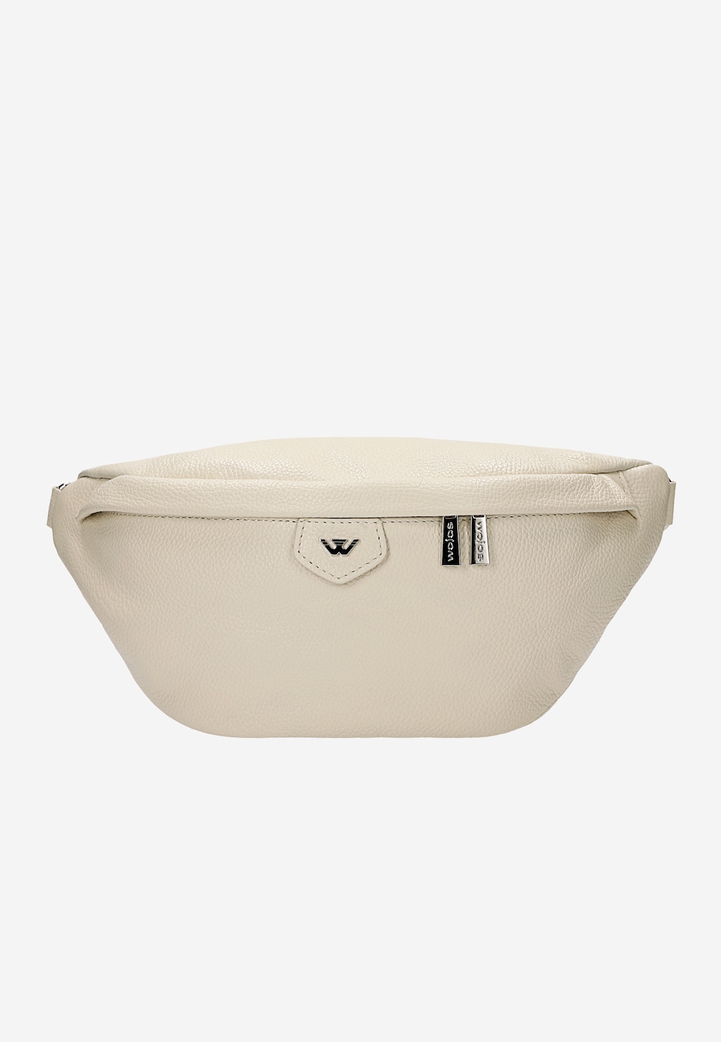 Velká béžová kožená ledvinka 80195-44 Widok 2