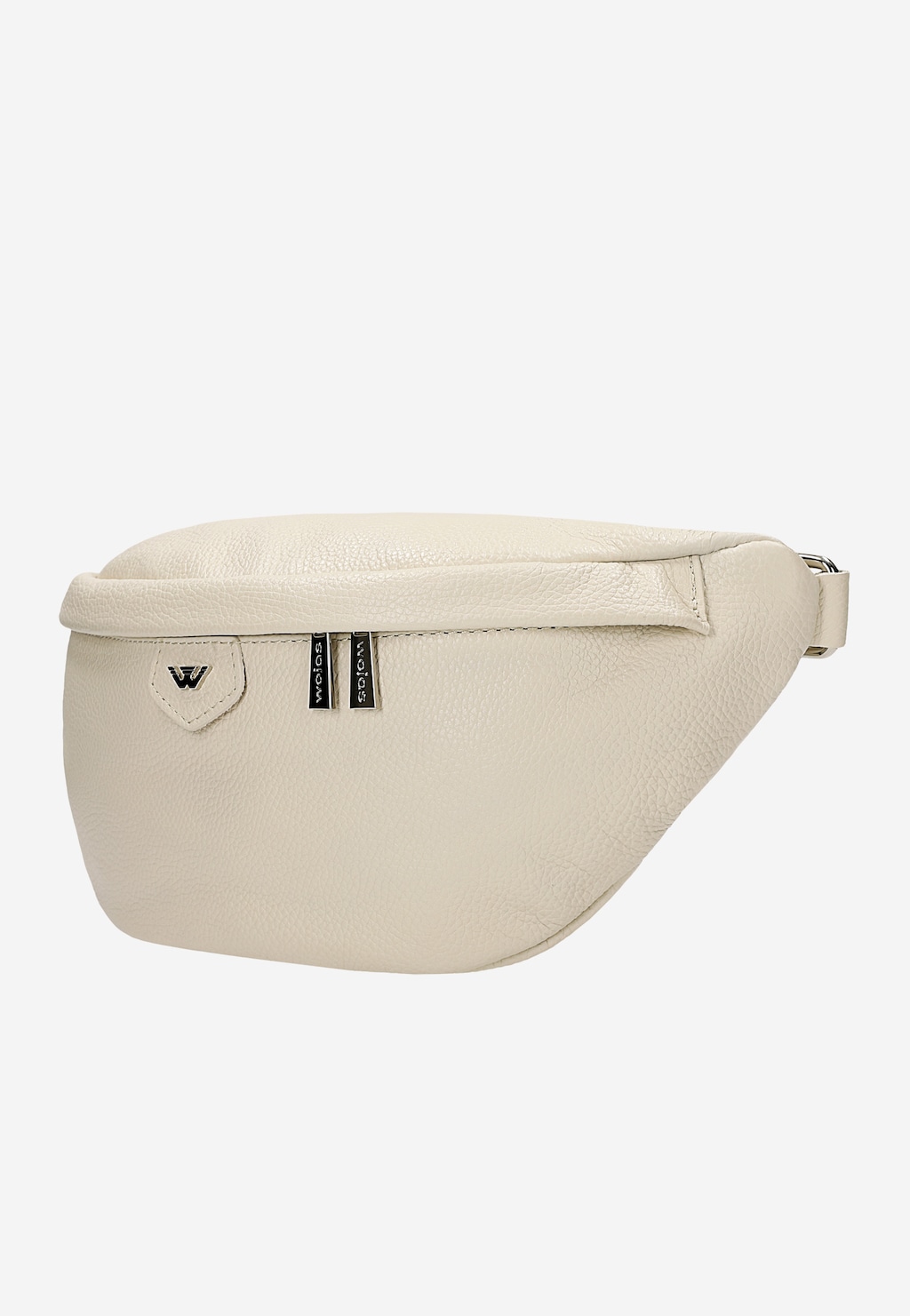 Velká béžová kožená ledvinka 80195-44 Widok 3