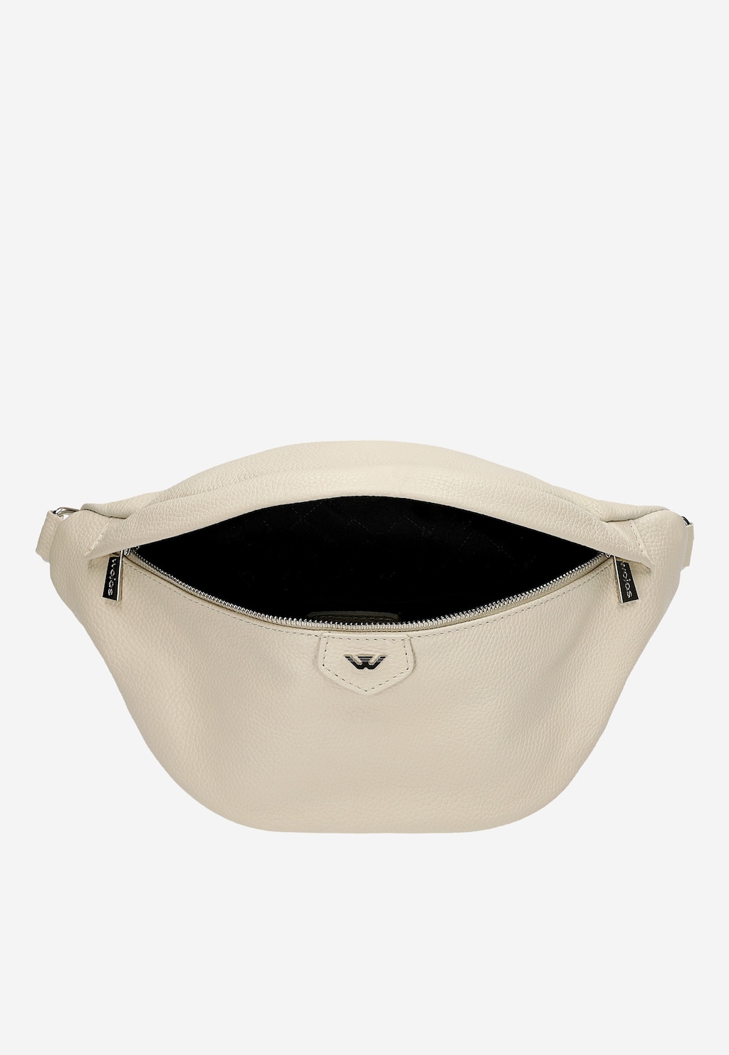 Velká béžová kožená ledvinka 80195-44 Widok 6