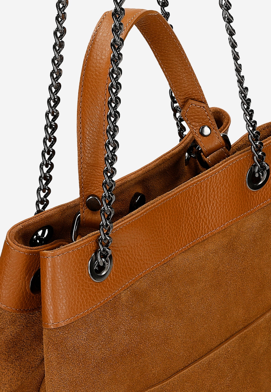 Torebka z łańcuszkowym paskiem i kieszenią z logo 8901-74 Widok 6