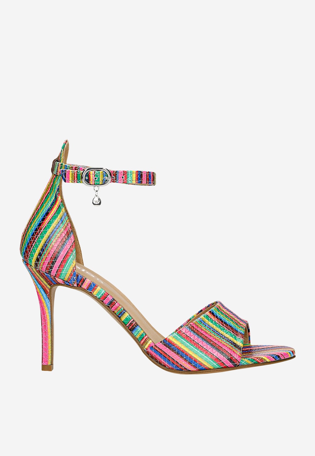 Kolorowe sandały damskie na szpilce 76182-50 Widok 2
