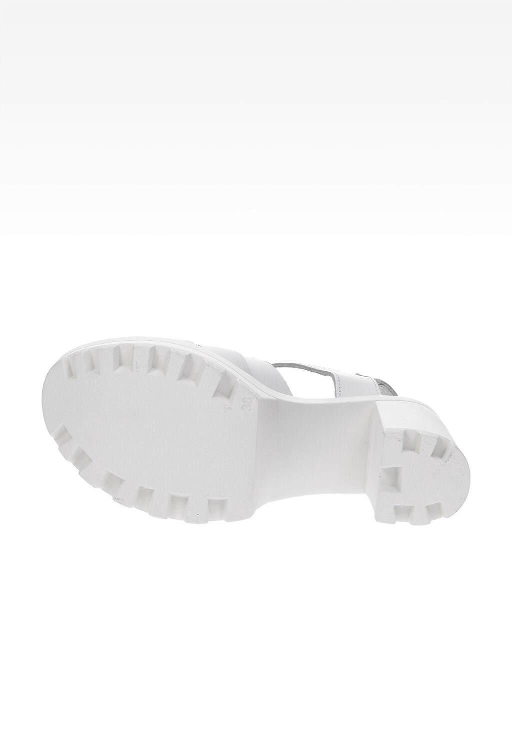 Białe damskie sandały 5775-59 Widok 2