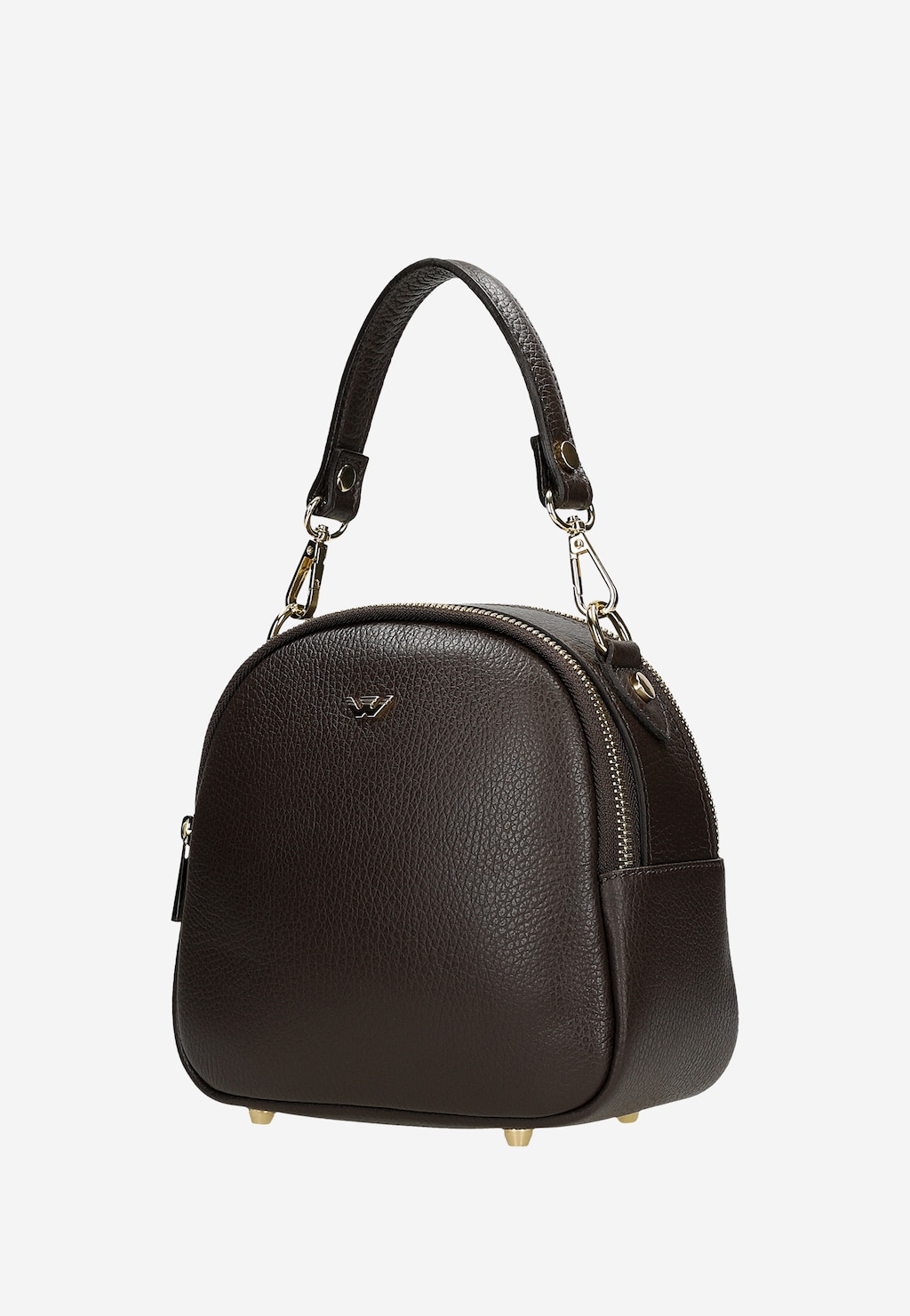 Skórzana torebka damska czekoladowy brąz 80431-52 Widok 2