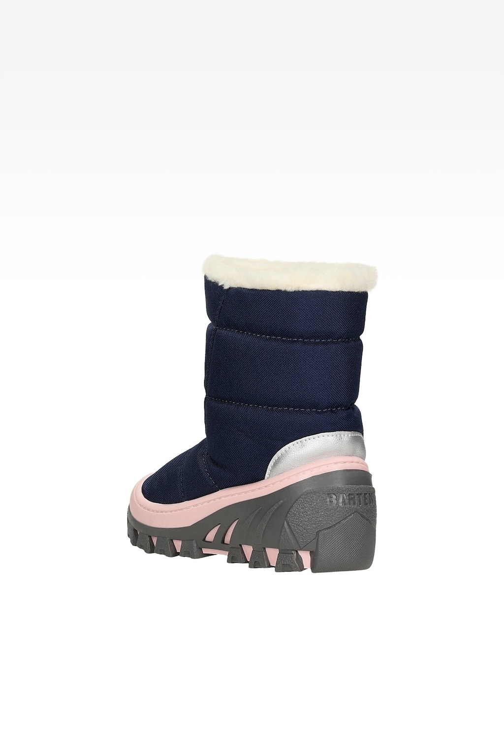 Granatowo-różowe śniegowce BARTEK z powłoką hydrofobową 11625004 Widok 3
