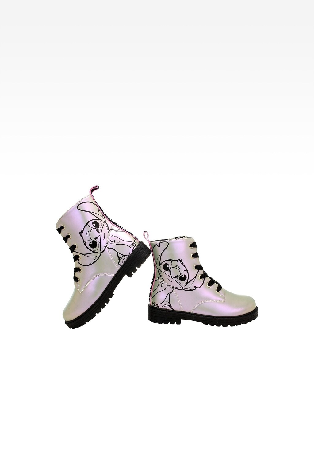Srebrne holograficzne trzewiki dziecięce Stitch BARTEK 88009-19 Widok 7