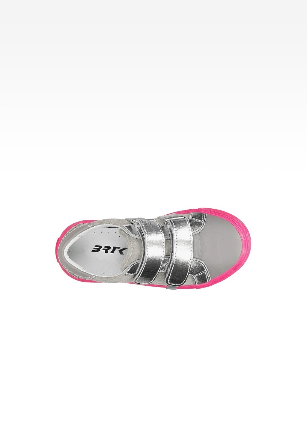 Półbuty BARTEK 18327018, dla dziewcząt, szaro-srebrny Widok 4