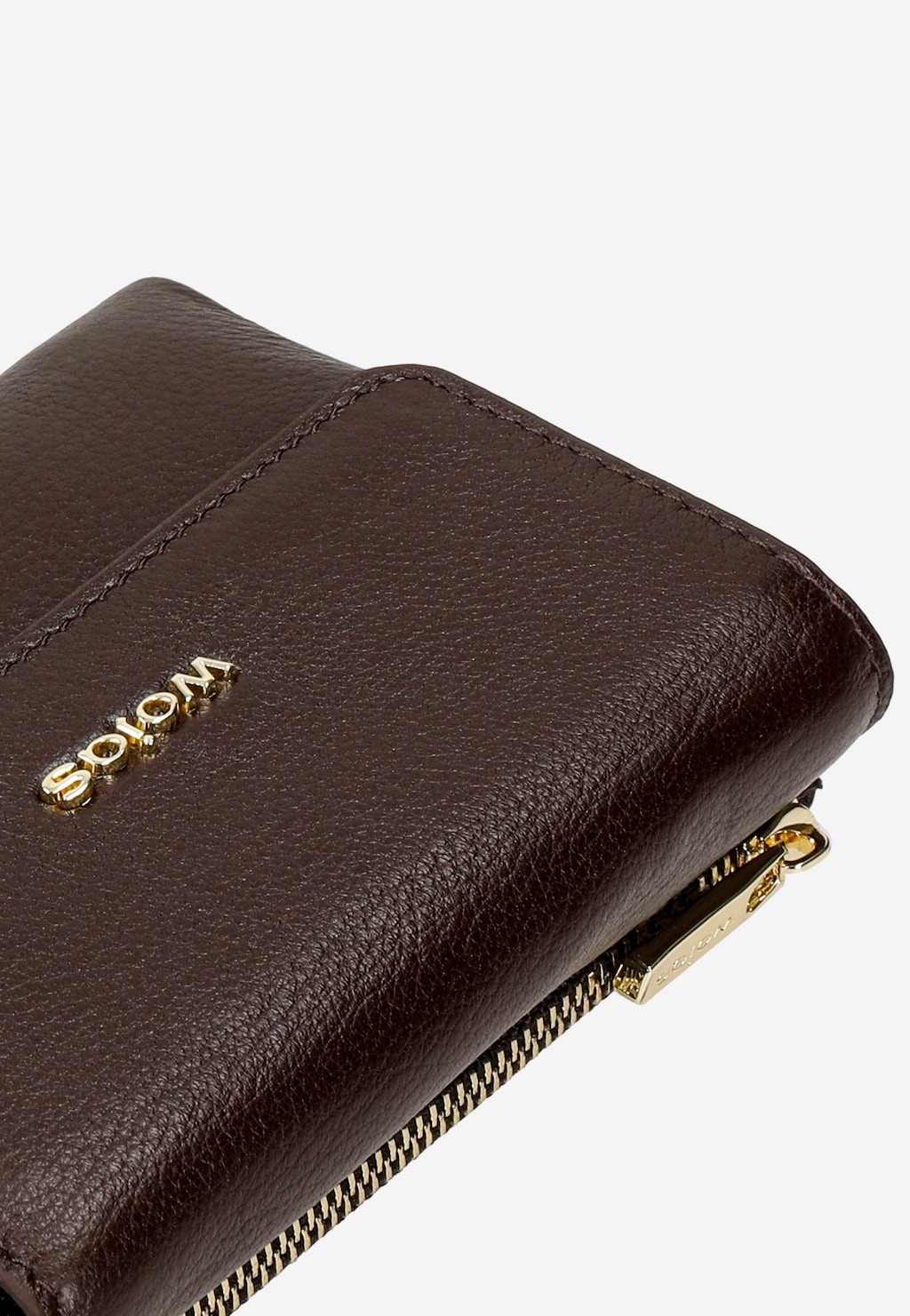 Czekoladowy portfel damski ze skóry naturalnej 91125-52 Widok 7