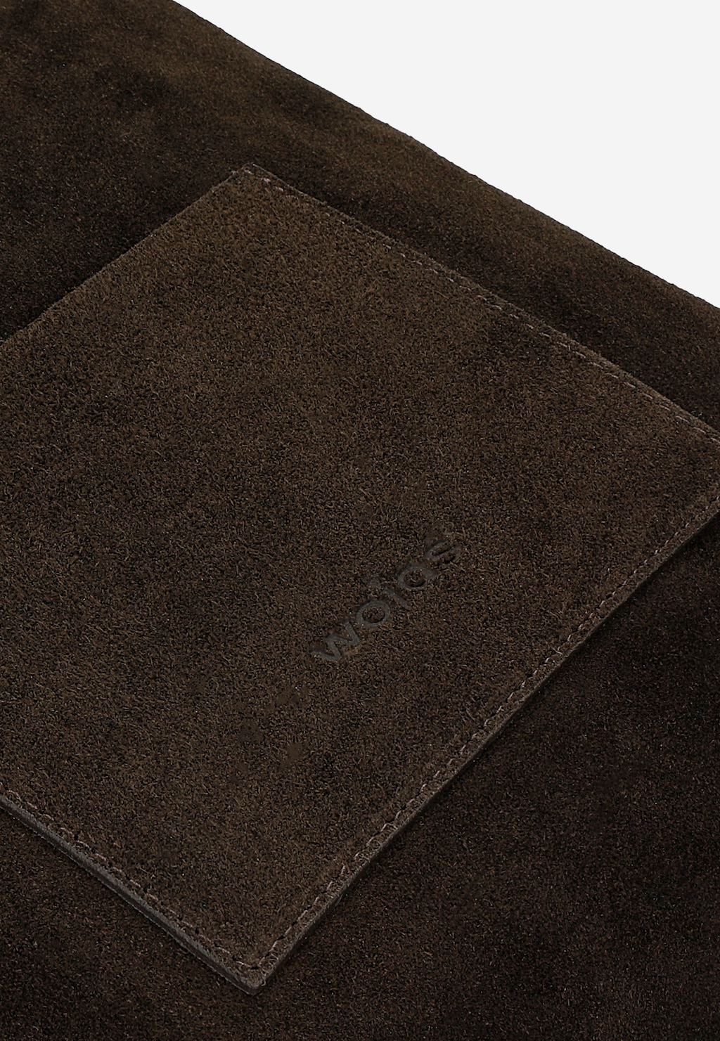 Velká tmavě hnědá dámská kabelka z kombinované kůže 8901-72 Widok 7