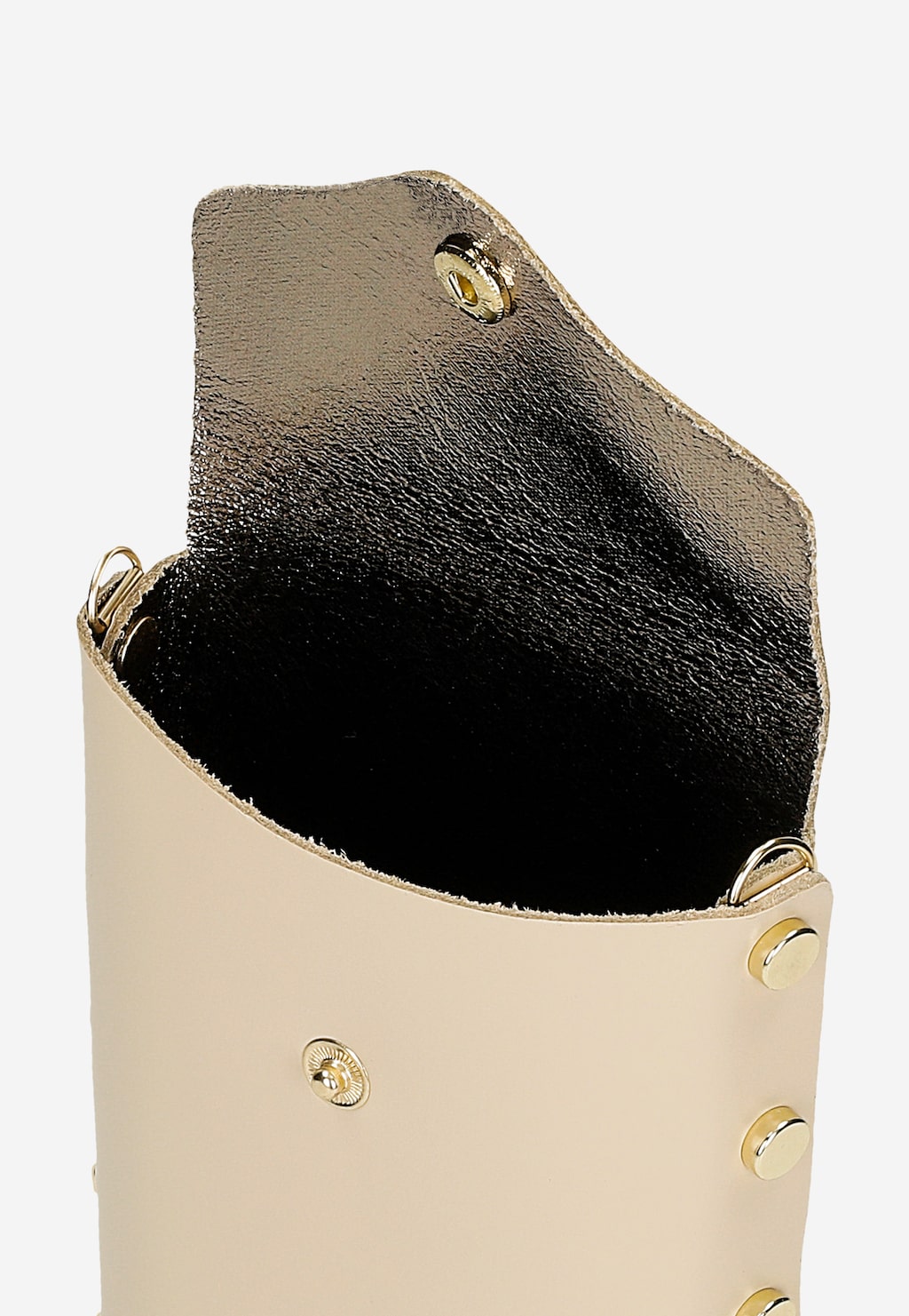 Jasnobeżowa torebka na telefon RELAKS R80302-54 Widok 5