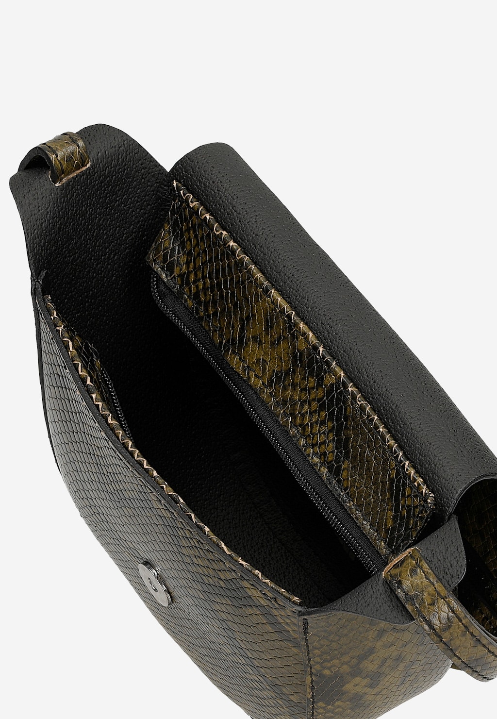 Mała półokrągła torebka w zwierzęcy wzór 9816-77 Widok 5