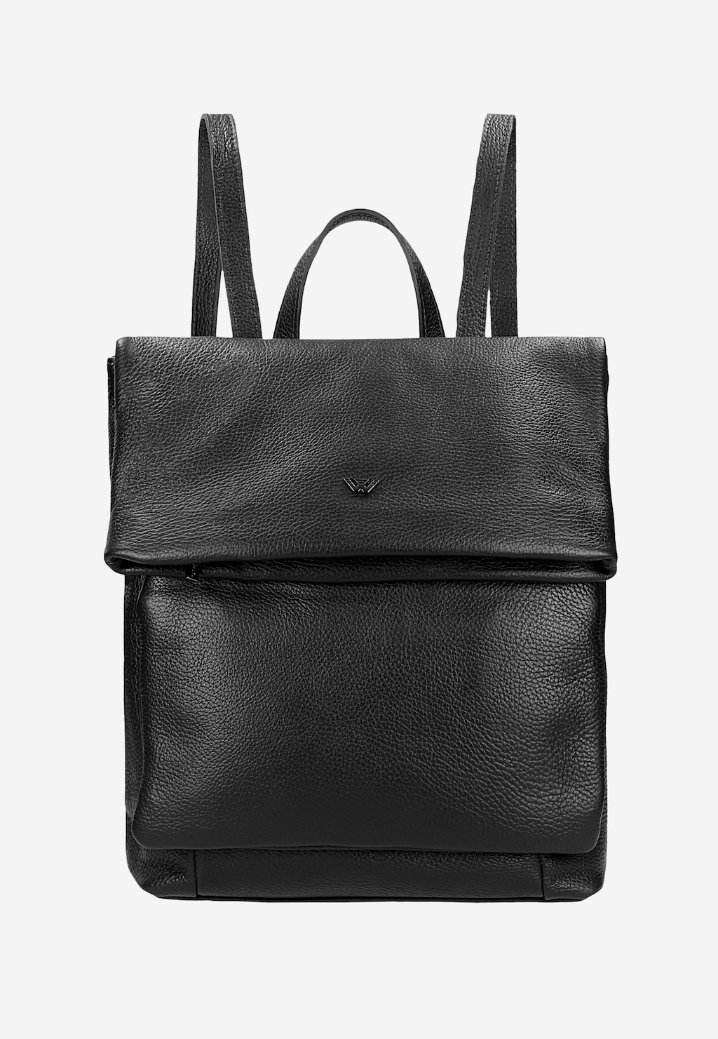 Čierny kožený mestský ruksak 80435-51 Widok 1