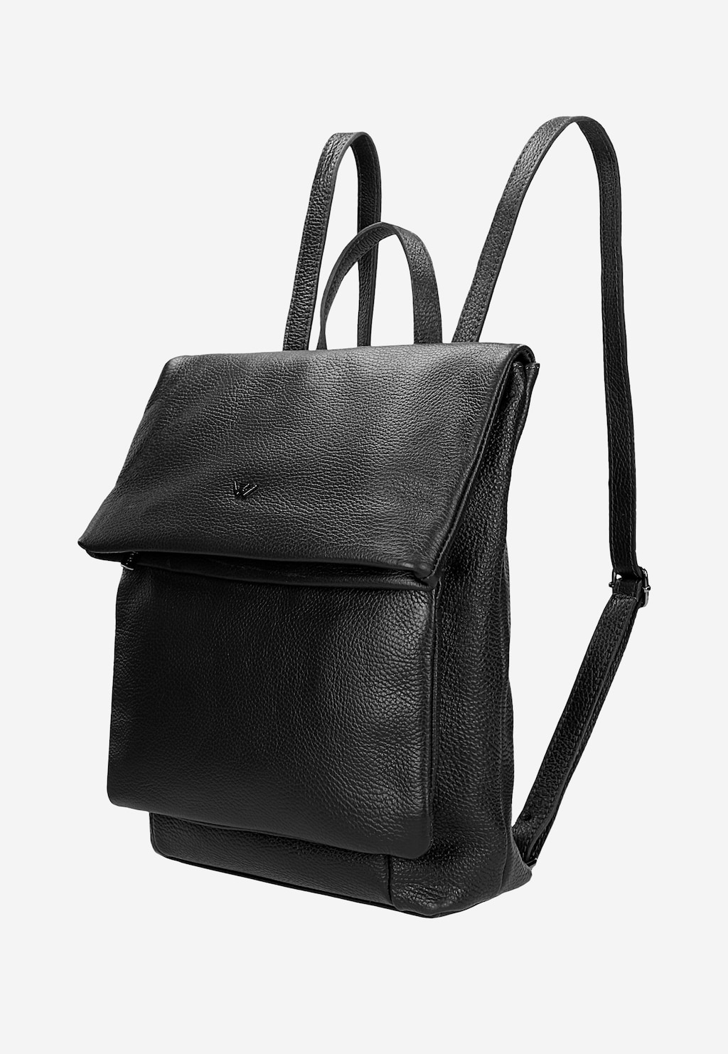 Čierny kožený mestský ruksak 80435-51 Widok 2