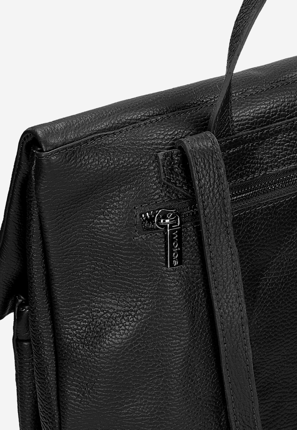 Čierny kožený mestský ruksak 80435-51 Widok 6