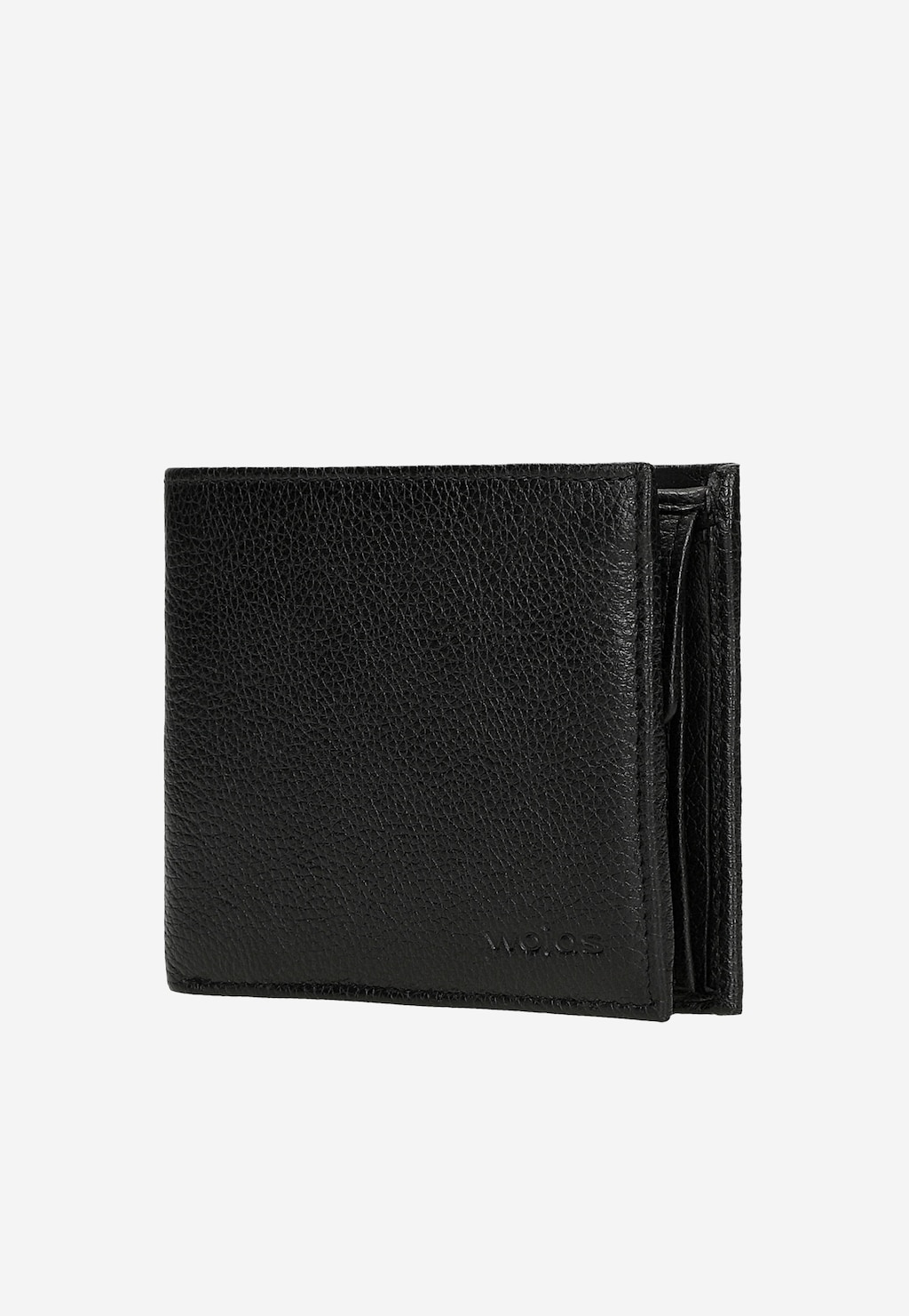 Czarny skórzany portfel męski z blokadą RFID 91121-51 Widok 2