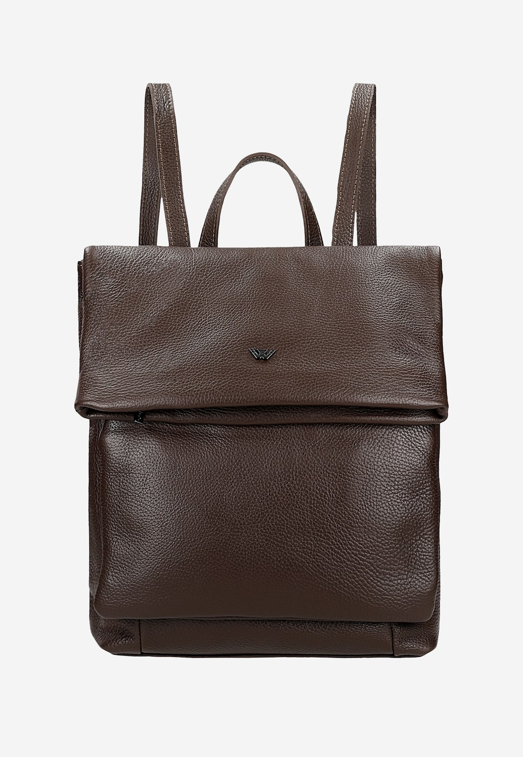 Brązowy plecak miejski ze skóry licowej 80435-52 Widok 1