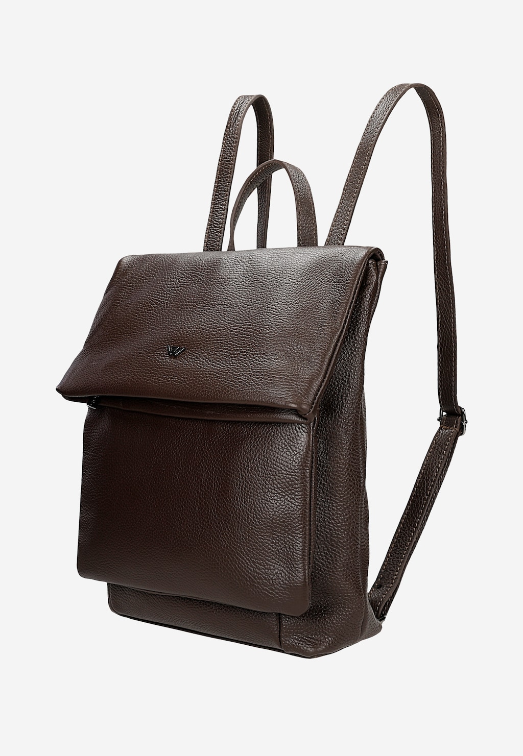 Brązowy plecak miejski ze skóry licowej 80435-52 Widok 2