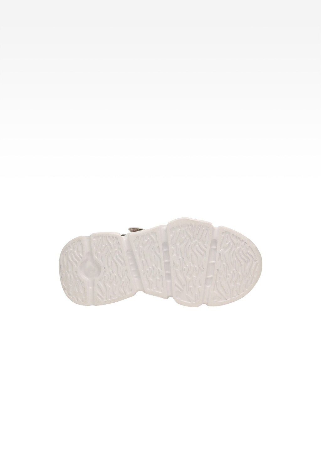 Popielate sneakersy z materiału dla dziewczynki BARTEK 87007-14 Widok 6