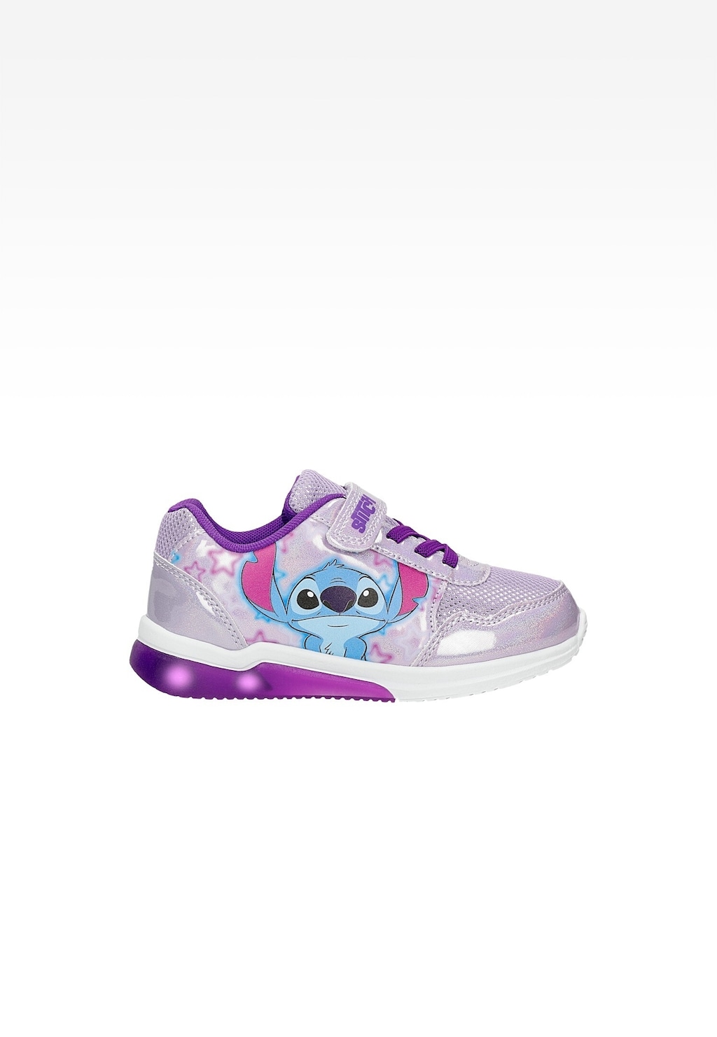 Fialové lesklé dívčí tenisky Stitch BARTEK 87009-16 Widok 8