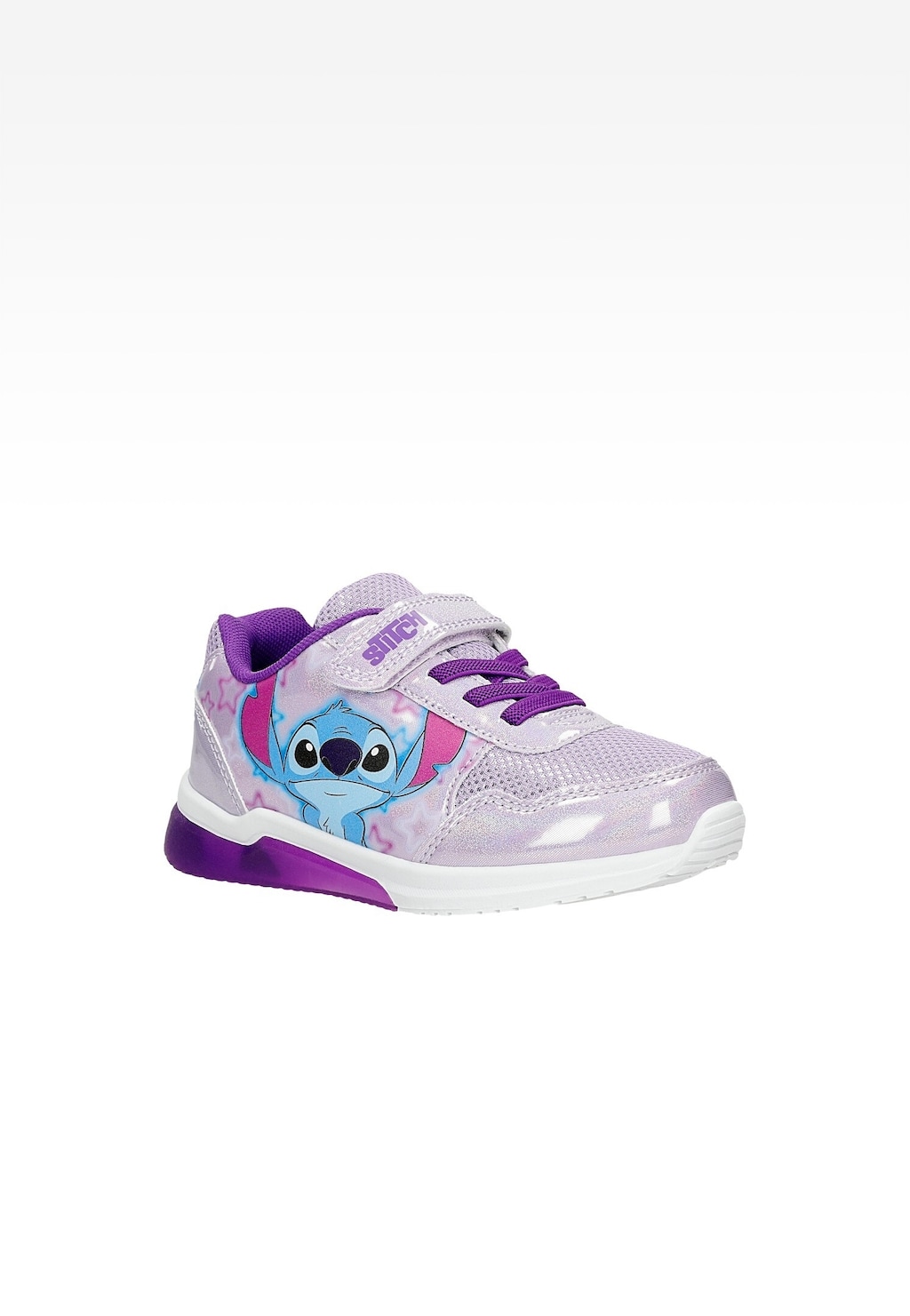 Fialové lesklé dívčí tenisky Stitch BARTEK 87009-16 Widok 2