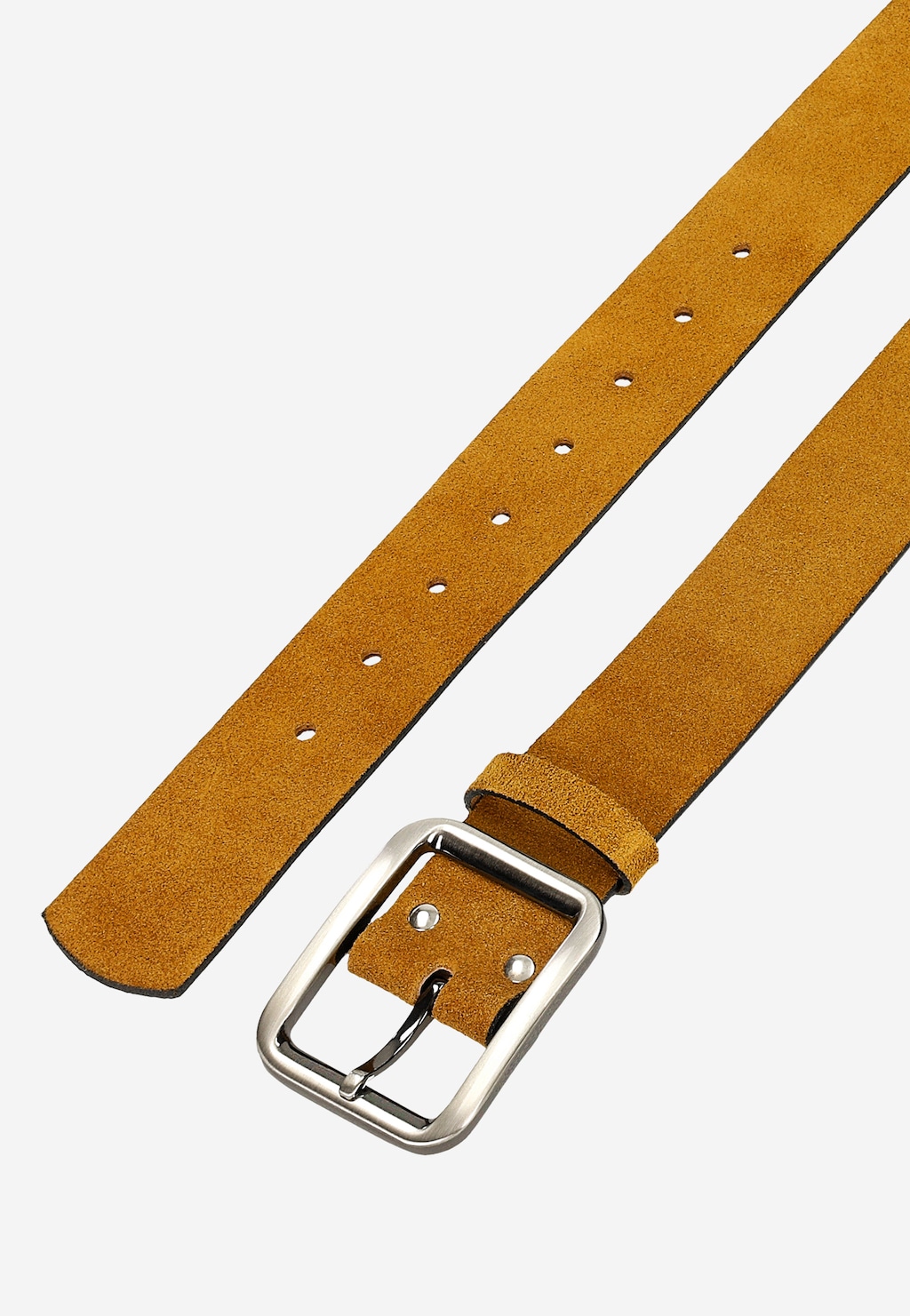 Svetlohnedý dámsky opasok so striebornou spônou 6966-63 Widok 4