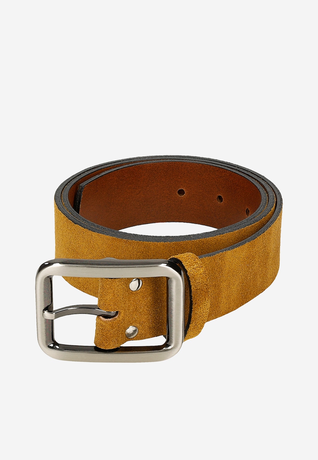 Svetlohnedý dámsky opasok so striebornou spônou 6966-63 Widok 5