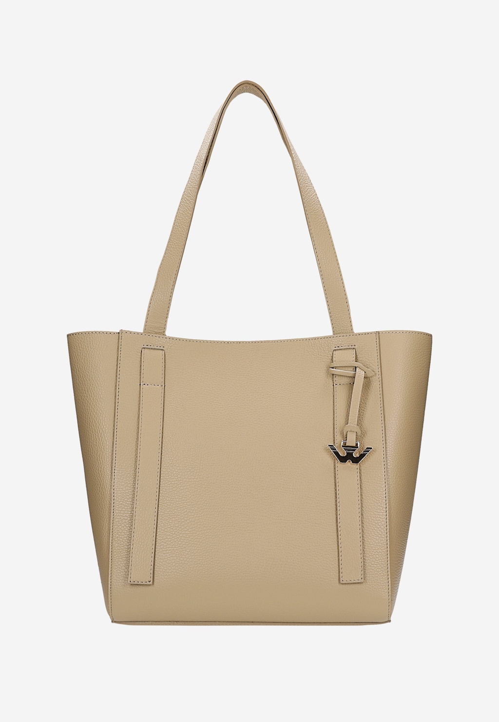 Béžová kožená dámska kabelka typu shopper 80175-54 Widok 2