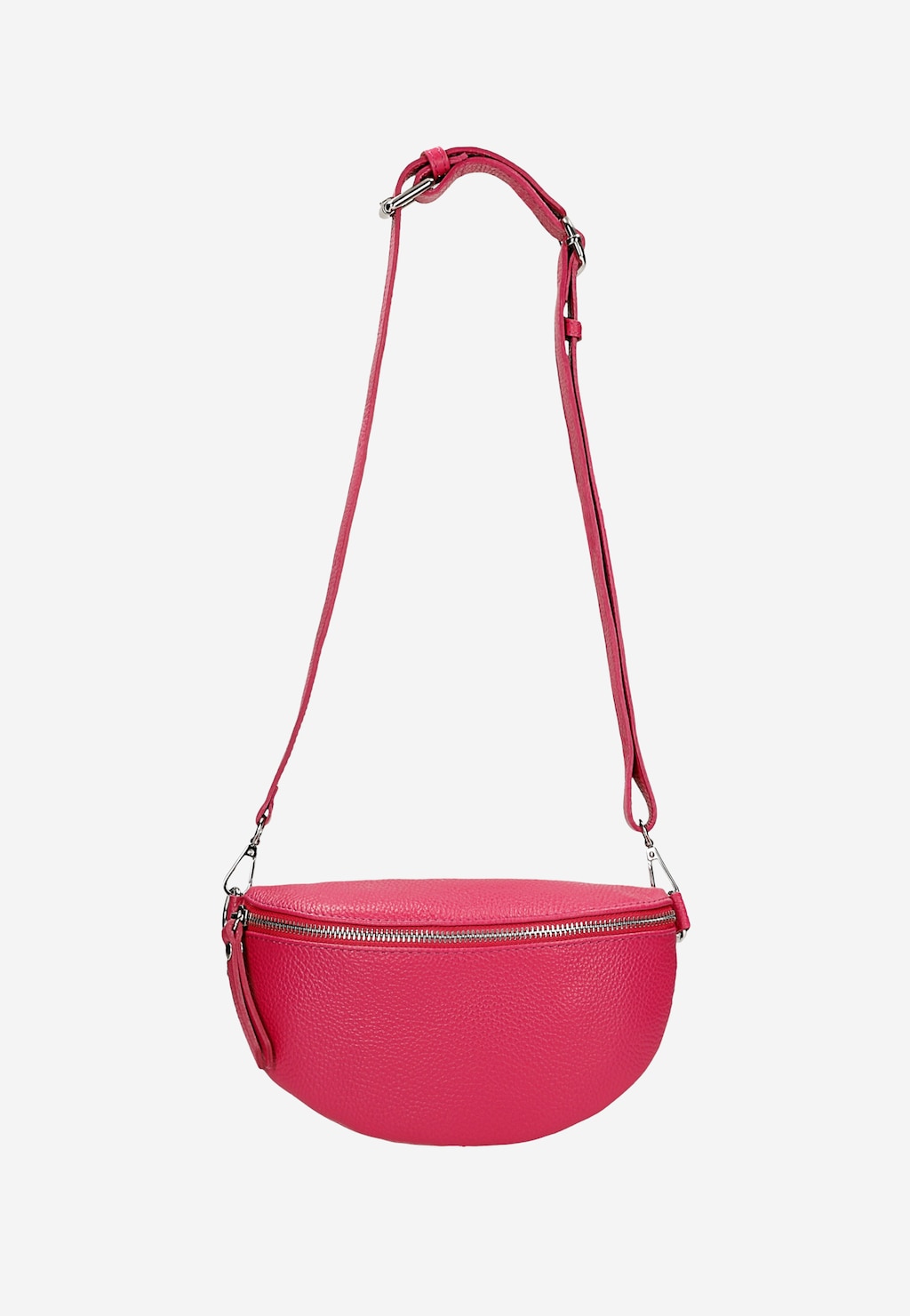 Ružová dámska ľadvinka z lícnej kože 80099-55 Widok 5