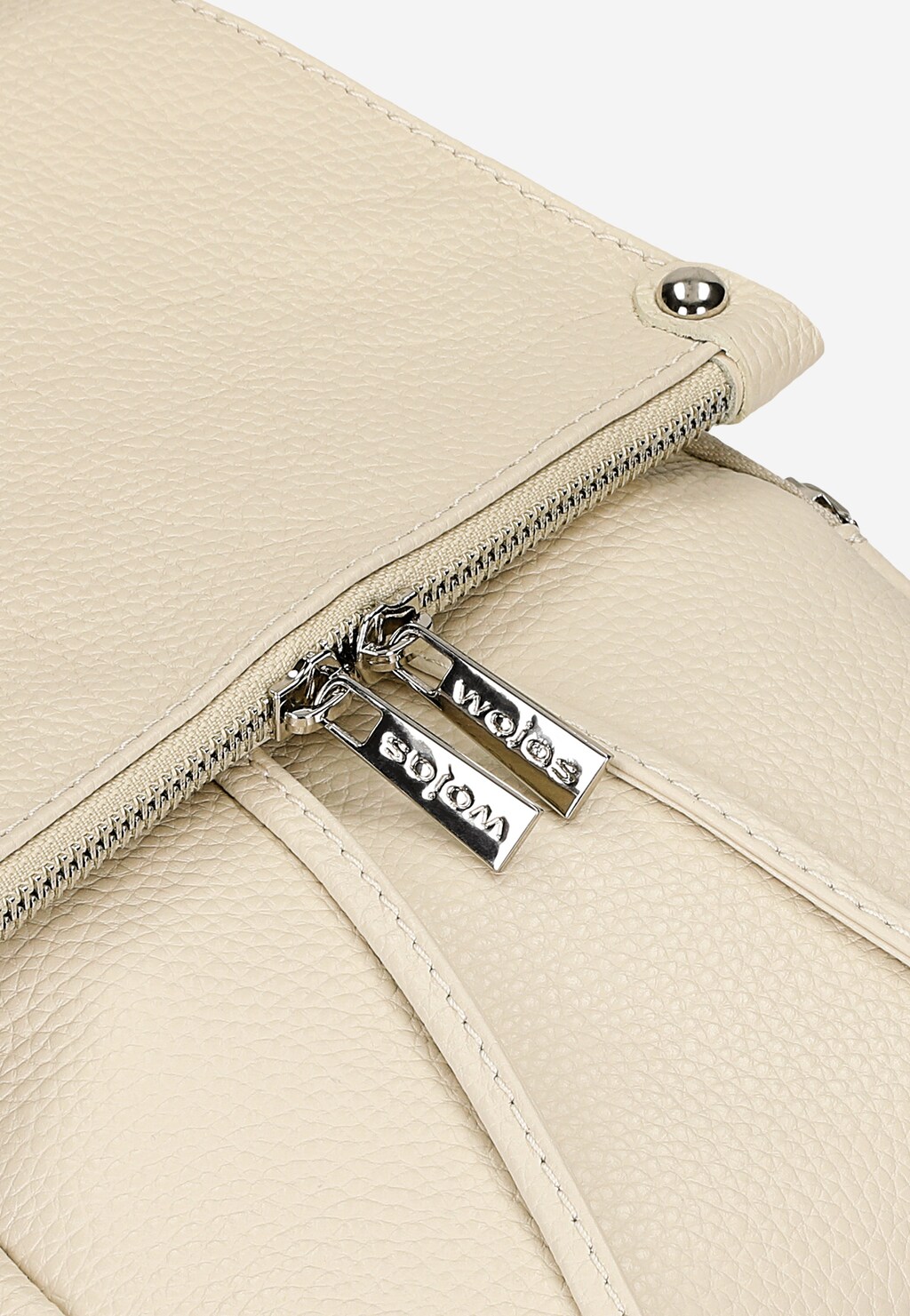 Plecak damski beżowy ze skóry naturalnej 80092-54 Widok 7