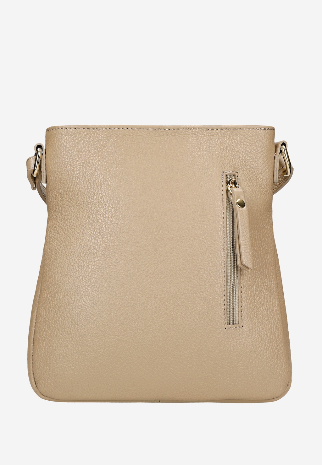 Béžová dámská crossbody kabelka z kombinovaných kůží 80076-74 Widok 4