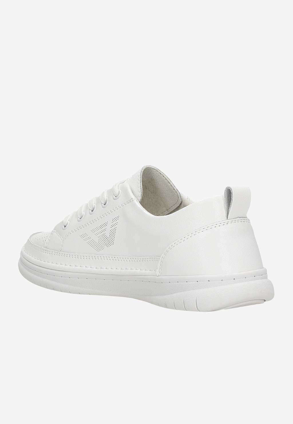 Biele letné tenisky na gumovej podrážke 46265-59 Widok 4